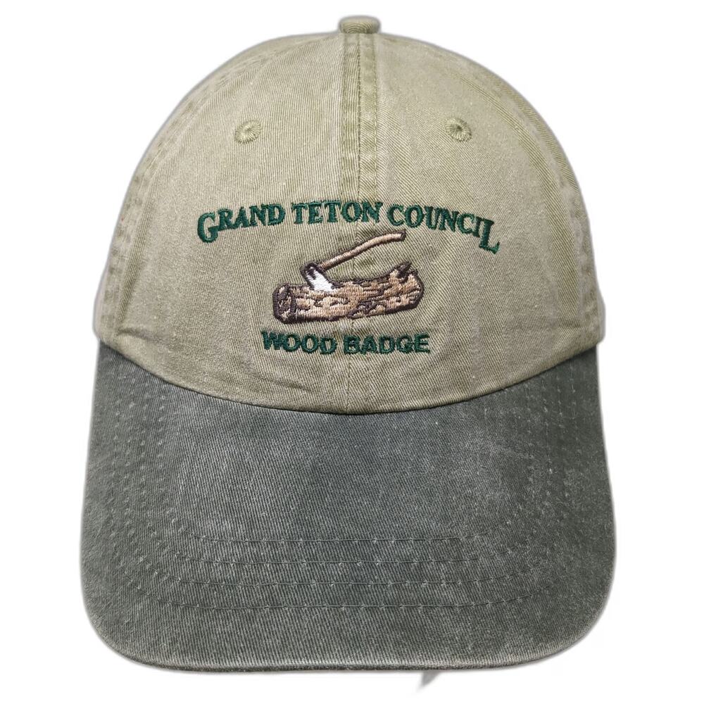 Port & Company Baseball Cap Green One Size Grand Teton Council Wood Badge Hat